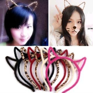 cài tóc tai mèo nhiều màu
