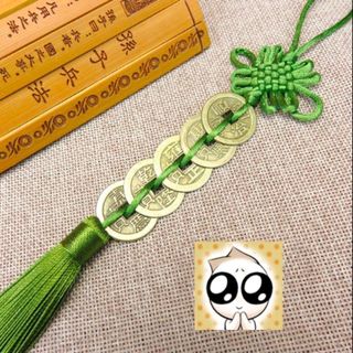 dây treo phong thủy 5 đồng xu