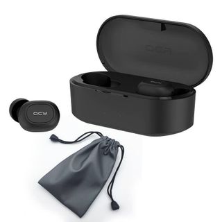 Tai Nghe Không Dây Bluetooth 50 True Wireless QCY-T2C - Dock sạc 800mAH - Chống ồn CVC 60 - Tặng Túi Đựng Kèm