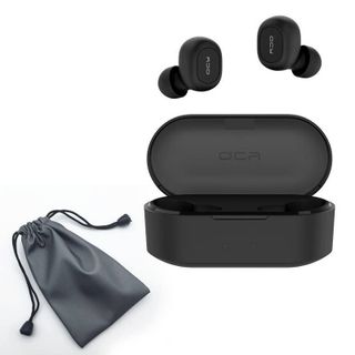 Tai Nghe Không Dây Bluetooth 50 True Wireless QCY-T2C - Dock sạc 800mAH - Chống ồn CVC 60 - Tặng Túi Đựng Kèm