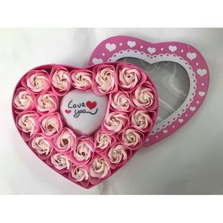 SỈ Hộp Hoa Hồng Sáp Thơm Trái Tim Phát Sáng Cực Sang