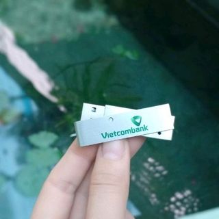 in logo - usb xoay kim loại