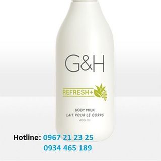 Sữa dưỡng thể mang lại sự tươi mới cho làn da GH Refresh400ml