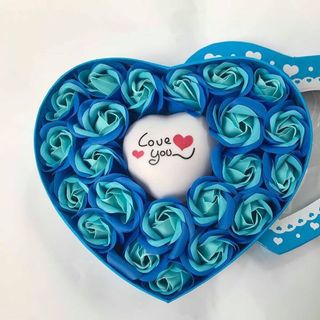 SỈ SỈ Hộp Hoa Hồng Sáp Thơm Trái Tim Phát Sáng Cực Sang - TIMSANG1