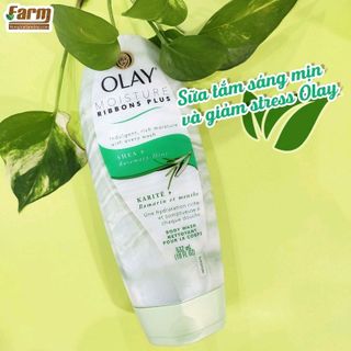 Sữa tắm sáng mịn và giảm stress Olay Ribbons Plus Shea - 532ml