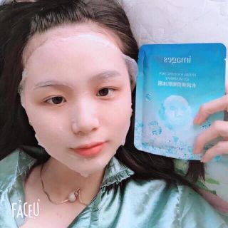 Mặt nạ đá băng dưỡng da mụn cấp ẩm thải độc Hydra Smoothing Skin Ice Membrane Images