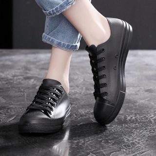 Giày sneaker nữ chống nước chất liệu nhựa dẻo không đau chân 502