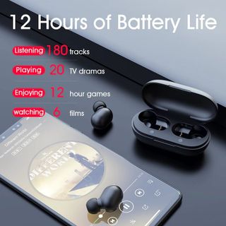 Tai Nghe Nhét Tai Bluetooth 50 Mini True Wireless Haylou GT1 - Chống nước IPX5 - Tặng Túi Đựng Kèm