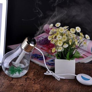 Máy phun sương tạo ẩm hình bóng đèn đổi 7 màu