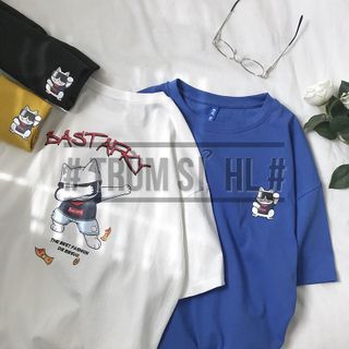 Áo thun tay lỡ BASTAFKY