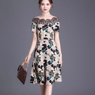 ĐẦM XÒE HOA CAO CẤP ĐỦ SIZE 39-70KG