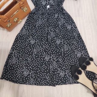 ĐẦM KATE LỤA CHẤM BI CAO CẤP SỈ 75-80K