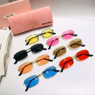 Mắt kính retro gọng vuông form unisex