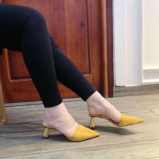 Dép mui ngọn gót cách điệu