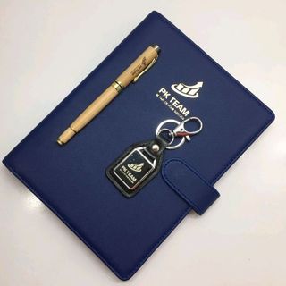 sổ bìa da in logo quà tặng