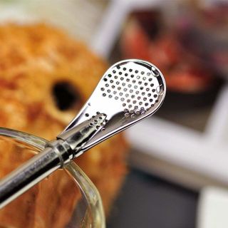 Ống hút kèm thìa inox cao cấp