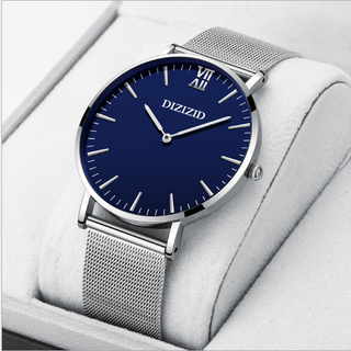 Đồng hồ nam dây thép lụa đẳng cấp