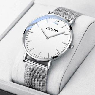 Đồng hồ nam dây thép lụa đẳng cấp