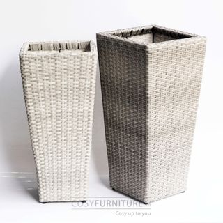 Chậu cây cảnh mây nhựa đan Cosy P003 giá sỉ