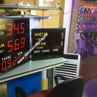 Đồng hồ nhiệt độ - Độ ẩm - Ngày Tháng Năm - DHC004