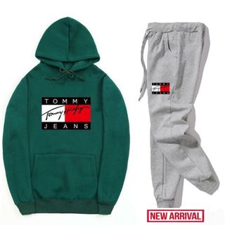 Set thể thao Tommy - chát nỉ bông xịn- giá sỉ - xưởng may quần áo thể thao BIG SPORT
