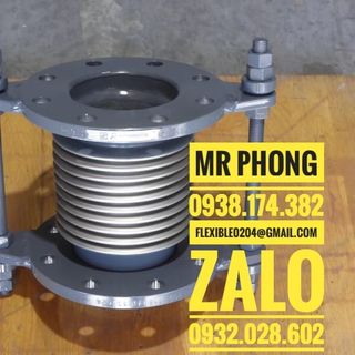 khớp nối cao su giảm chấn d300- khớp chống rung mặt bích - báo giá khớp nối mềm inox nối bích - khớp nối mềm cao su dn150