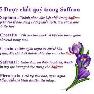 Safaron nhụy Hoa Nghệ Tây iran