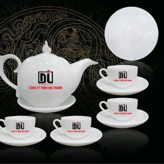 bộ trà bát tràng dáng chóp lửa