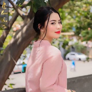 Pháp Phục Áo Lam Đi Chùa Cao Cấp - Áo Phật Tử Vải Đũi Mềm Màu Hồng Tay Dài Đài Loan - ADUIMP11