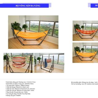 BỘ VÕNG XẾP ĐA NĂNG