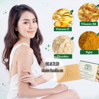 Xà phòng dưỡng da và trị mụn Deleaf Thanaka
