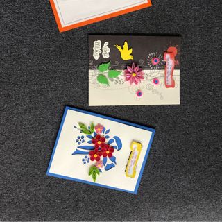THIỆP 20/10 CỠ LỚN HANDMADE QUILLING GIẤY