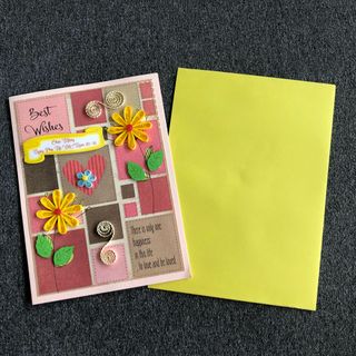 THIỆP 20/10 CỠ LỚN HANDMADE QUILLING GIẤY