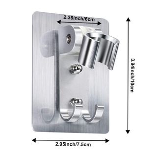 Cài sen hợp kim nhôm dán tường không cần khoan vít