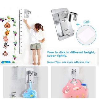 Cài sen hợp kim nhôm dán tường không cần khoan vít