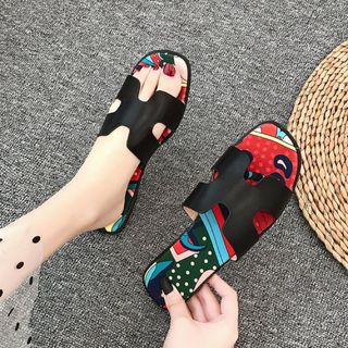 Dép chữ H hoạ tiết-