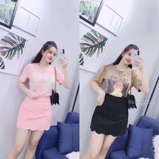 Quần vay răng cưa