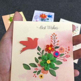 THIỆP HANDMADE QUILLING