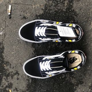 giày thể thao sneaker Van hinh hoa cúc Nam Nữ sỉ sỉ số lượng