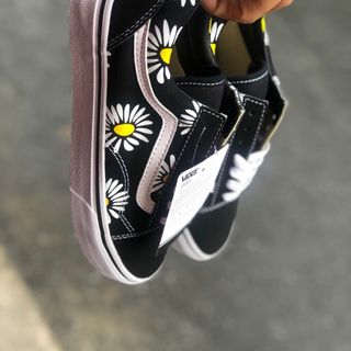 giày thể thao sneaker Van hinh hoa cúc Nam Nữ sỉ sỉ số lượng
