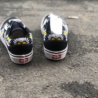 giày thể thao sneaker Van hinh hoa cúc Nam Nữ sỉ sỉ số lượng