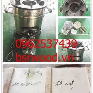 Bếp đun viên nén BSR-SSM001 Bếp đun mini Bếp đun dã ngoại cắm trại picnic