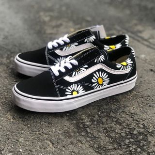 giày thể thao sneaker Van hinh hoa cúc Nam Nữ sỉ sỉ số lượng
