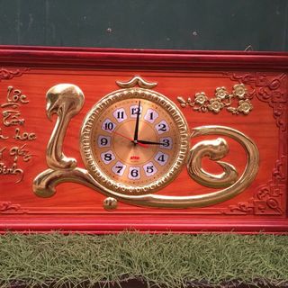 Tranh gỗ Đồng hồ
