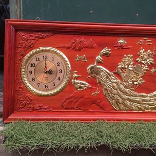 Tranh gỗ Đồng hồ