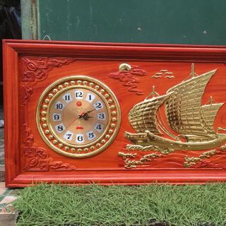 Tranh gỗ Đồng hồ