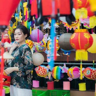 Pháp Phục Đi Chùa Cao Cấp - Áo Phật Tử Vải Thun Lạnh Họa Tiết Đuôi Công Đài Loan - ATLXR37