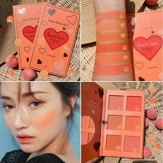 Má hồng kiss beauty 6 ô