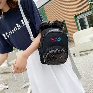 Balo Mini D1376 Đính Kim Sa Sành Điệu