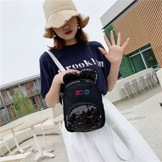 Balo Mini D1376 Đính Kim Sa Sành Điệu